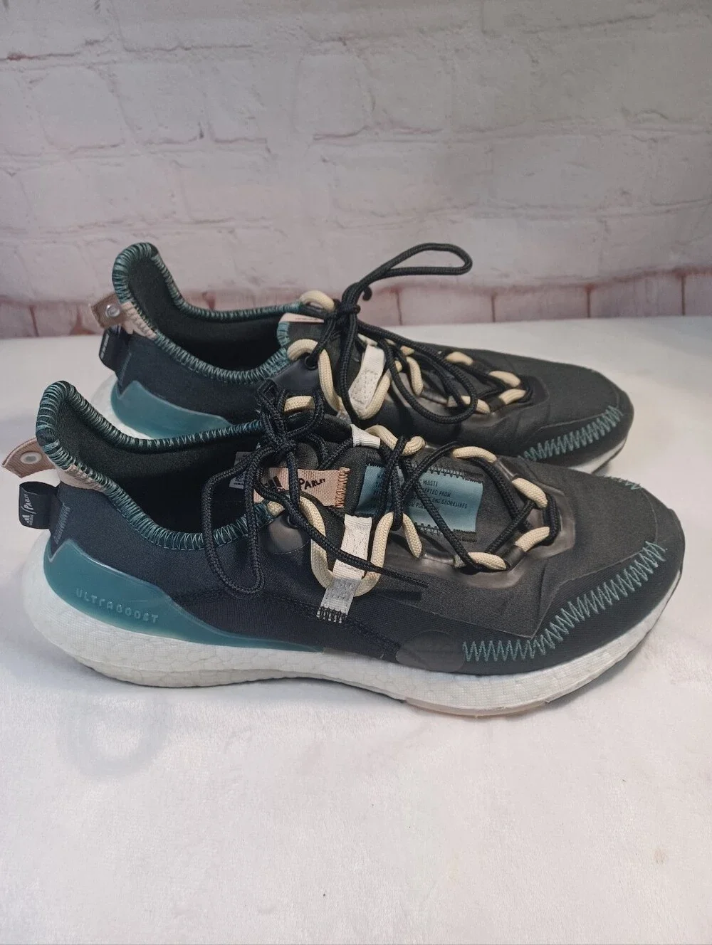 adidas x parley ultraboost 21 gx1244 carbon running shoes men's 9 $220 retail
